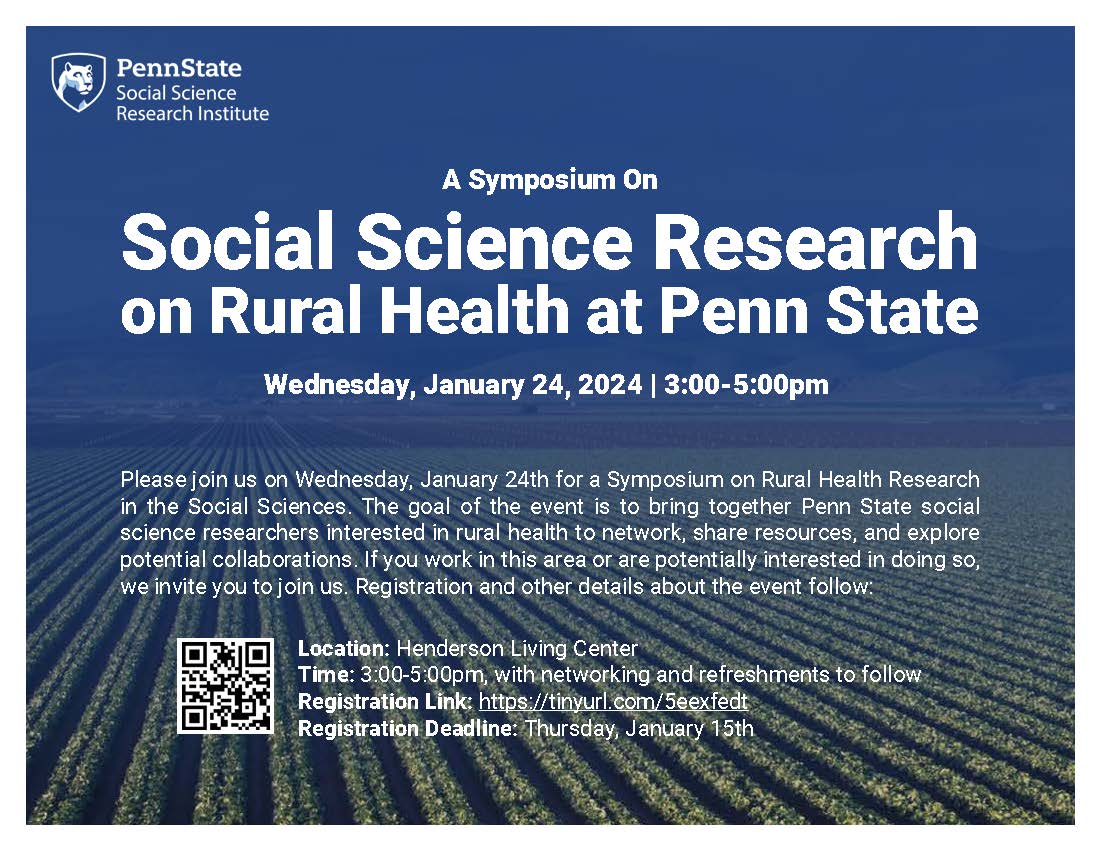Rural health symposium flier