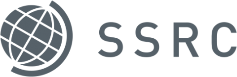 Graphic of a globe and the letters "SSRC".