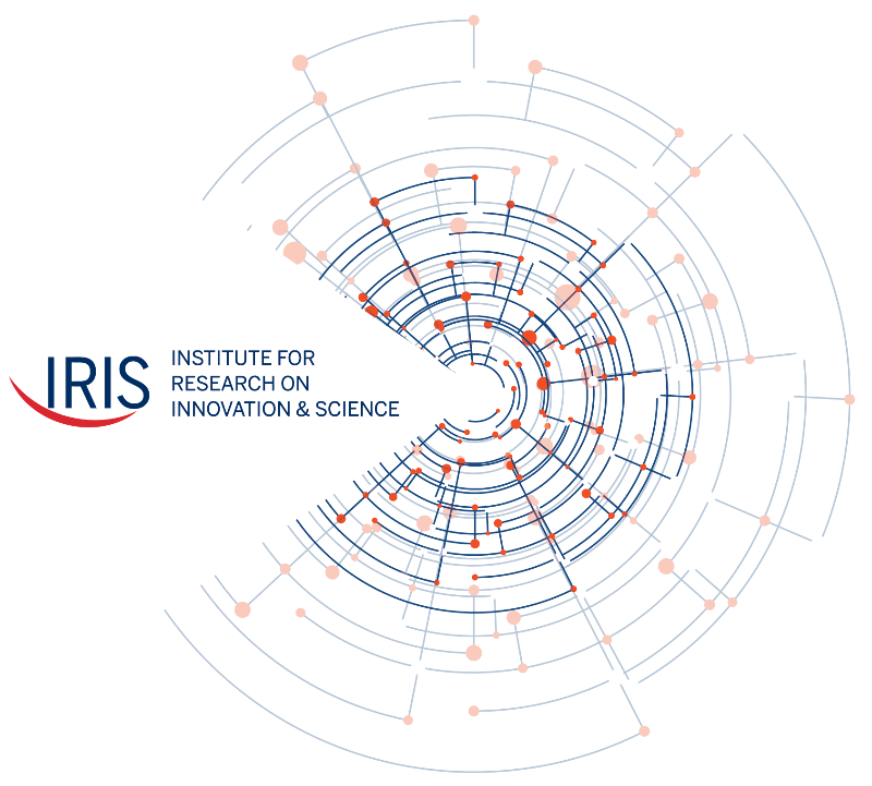 Logo for IRIS: Institute for Research on Innovation &amp; Science.