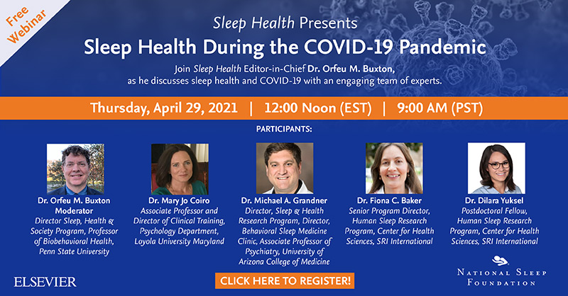 Sleep Health conference during Covid-19