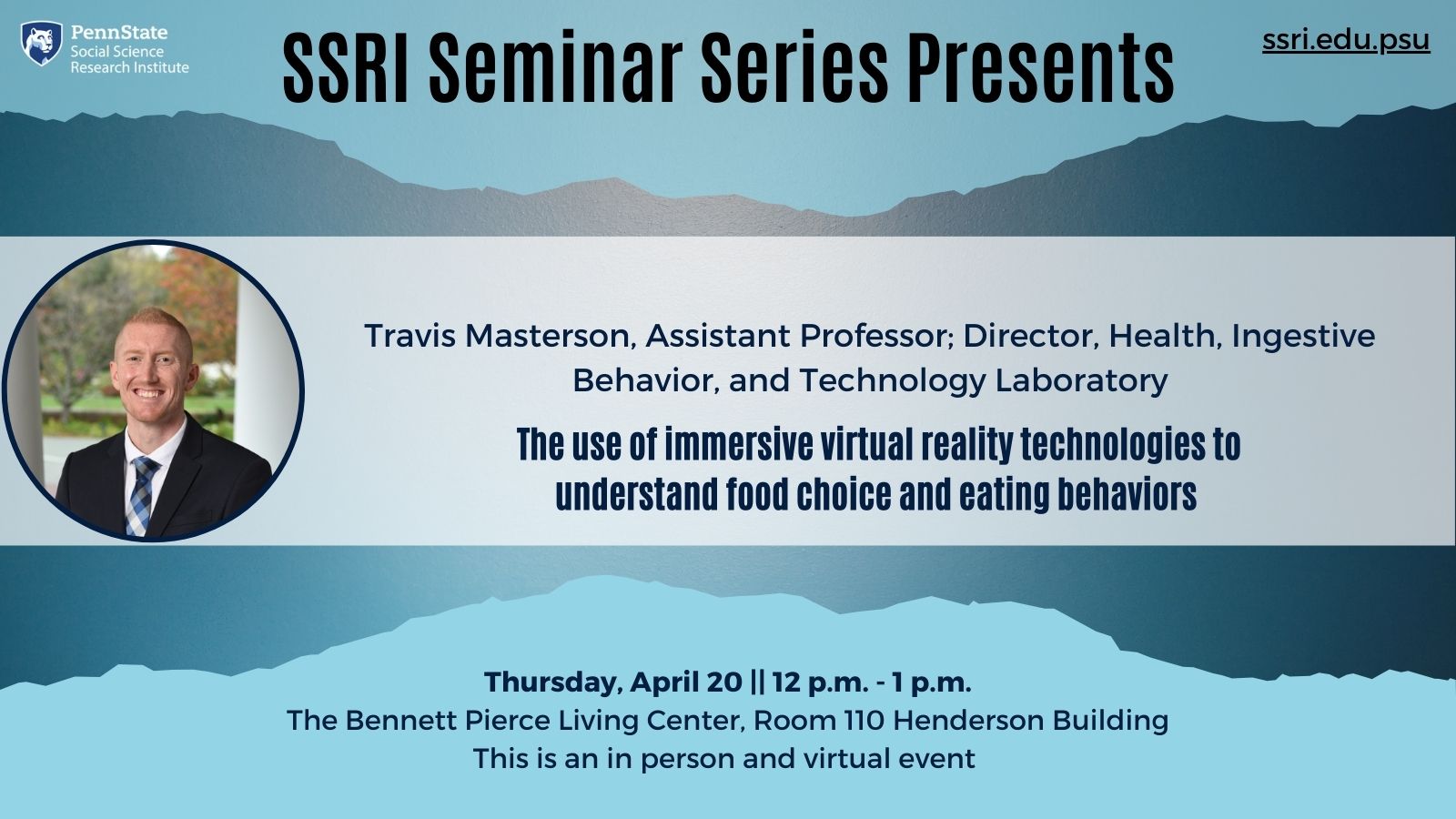 SSRI Seminar Series - Travis Masterson