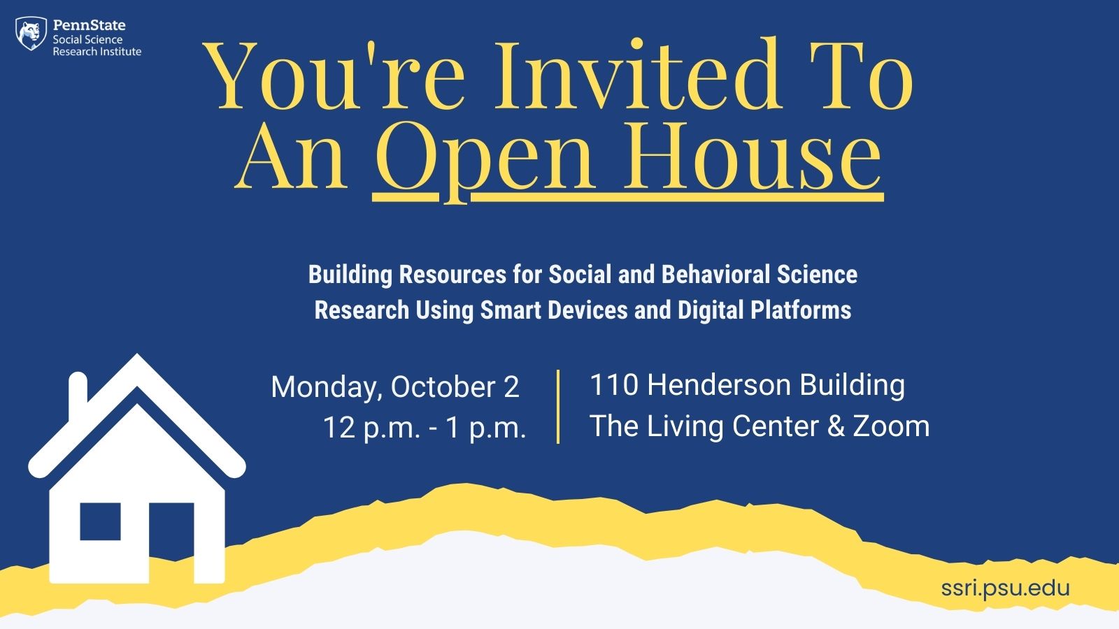 SSRI Open House Oct. 2