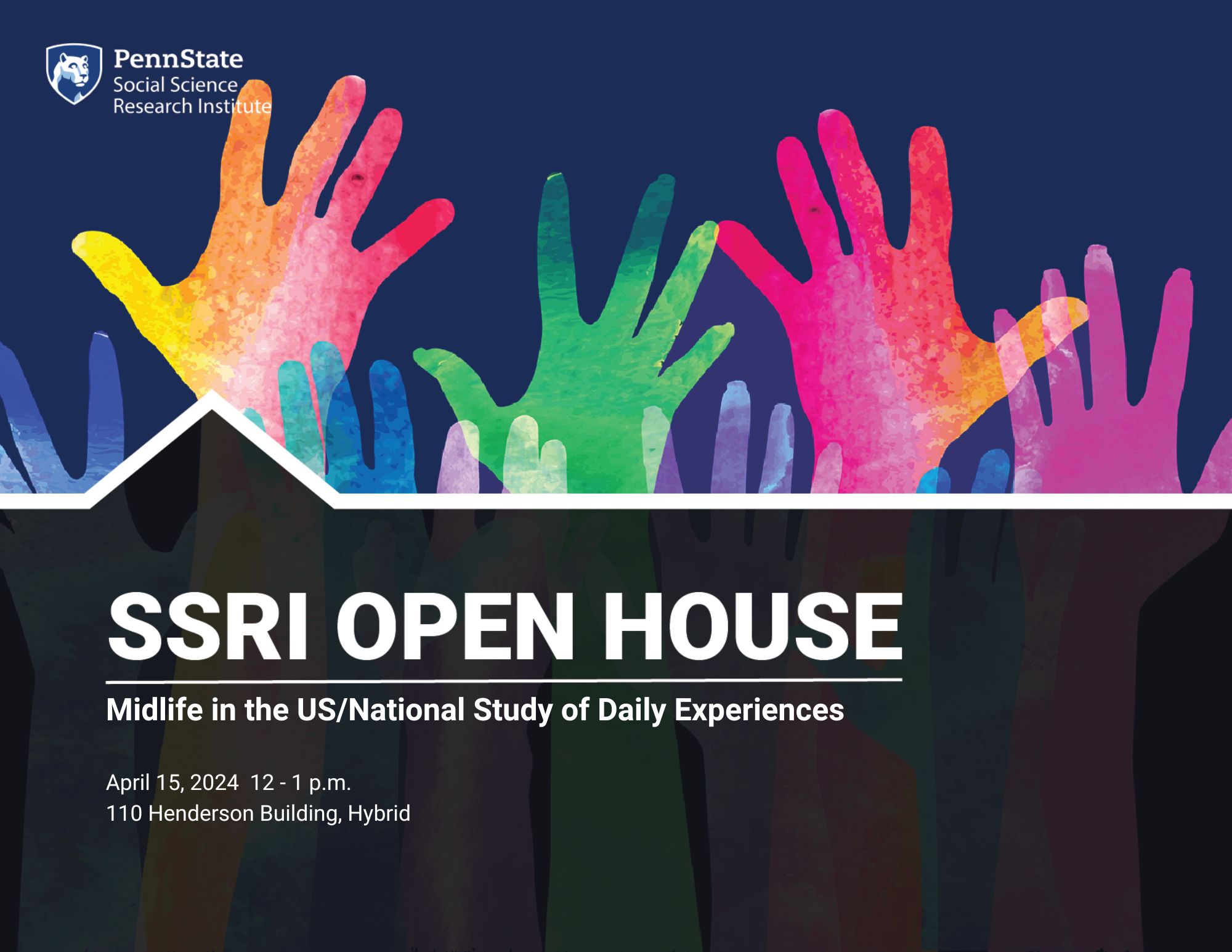 April 15 SSRI Open House Graphic