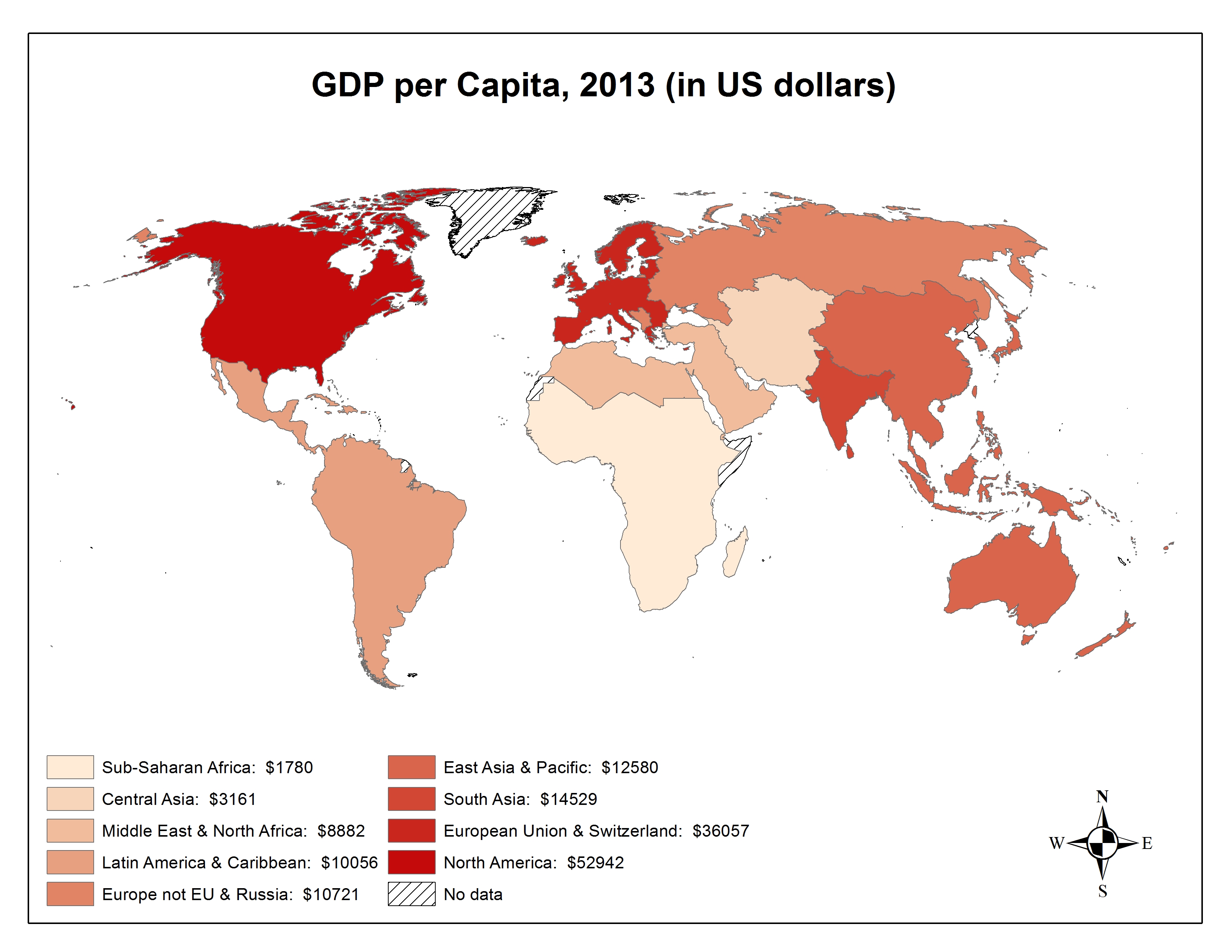Image: GDP per Capita, 2013
