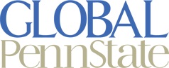 Graphic of the words "Global PennState".