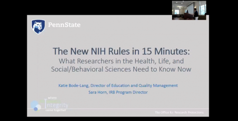 New NIH Rules
