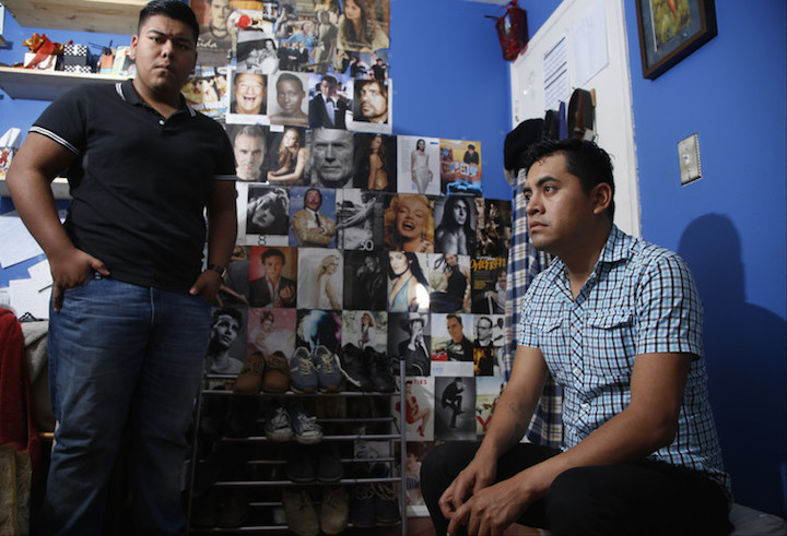  Young undocumented brothers from Mexico at their home in Paramount, California. AP Photo/Damian Dovarganes 