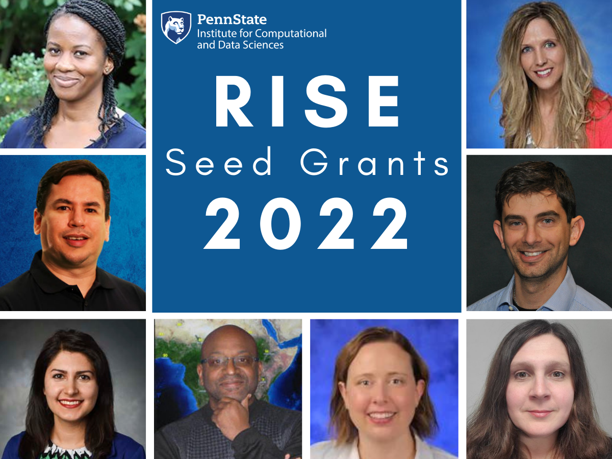 Rise Seed Grant awardees