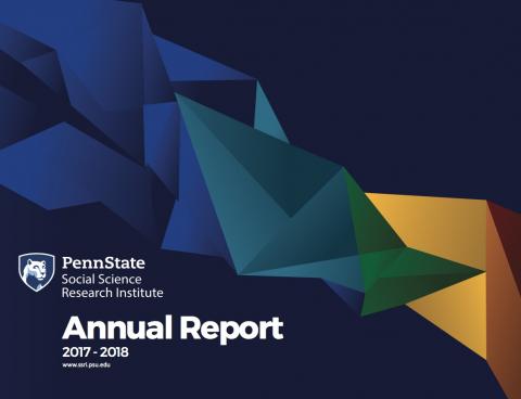 Photo of the cover of the SSRI 2017-2018 Annual Report.