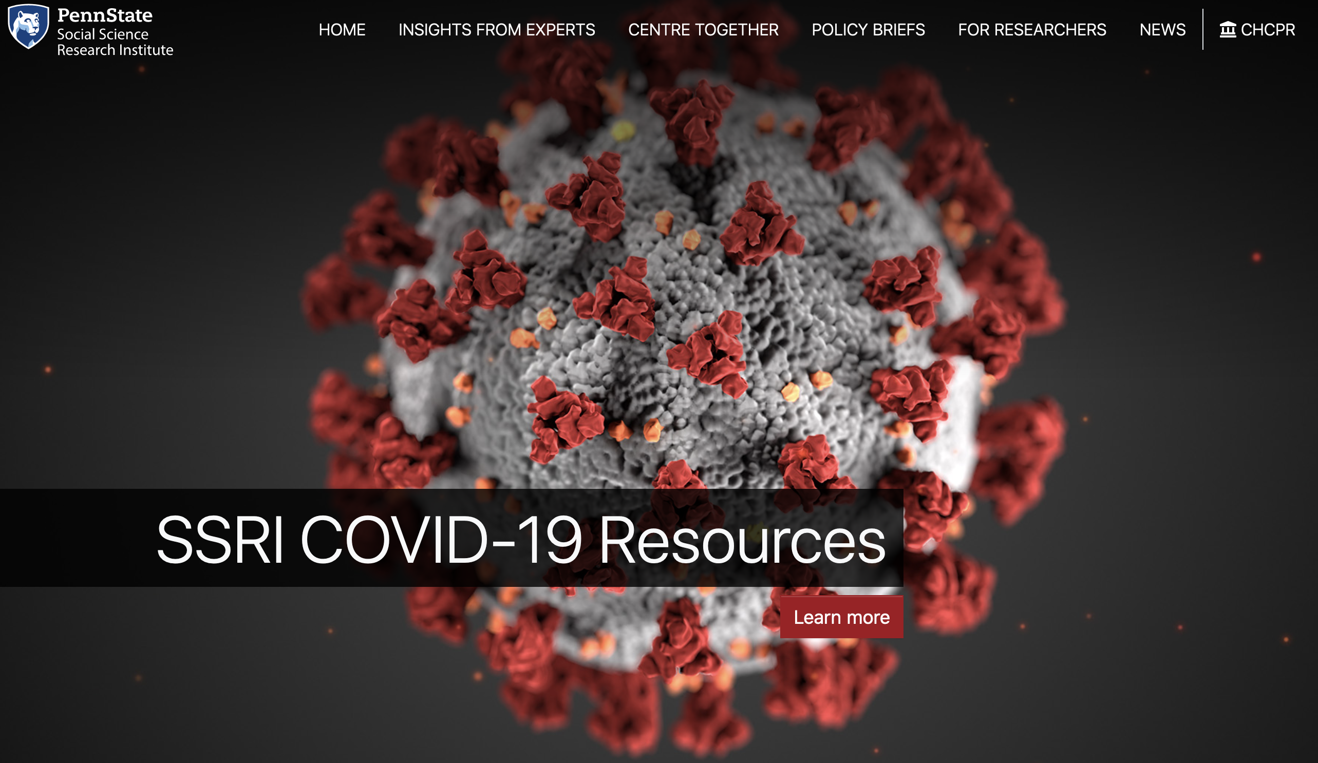 SSRI COVID-19 home page