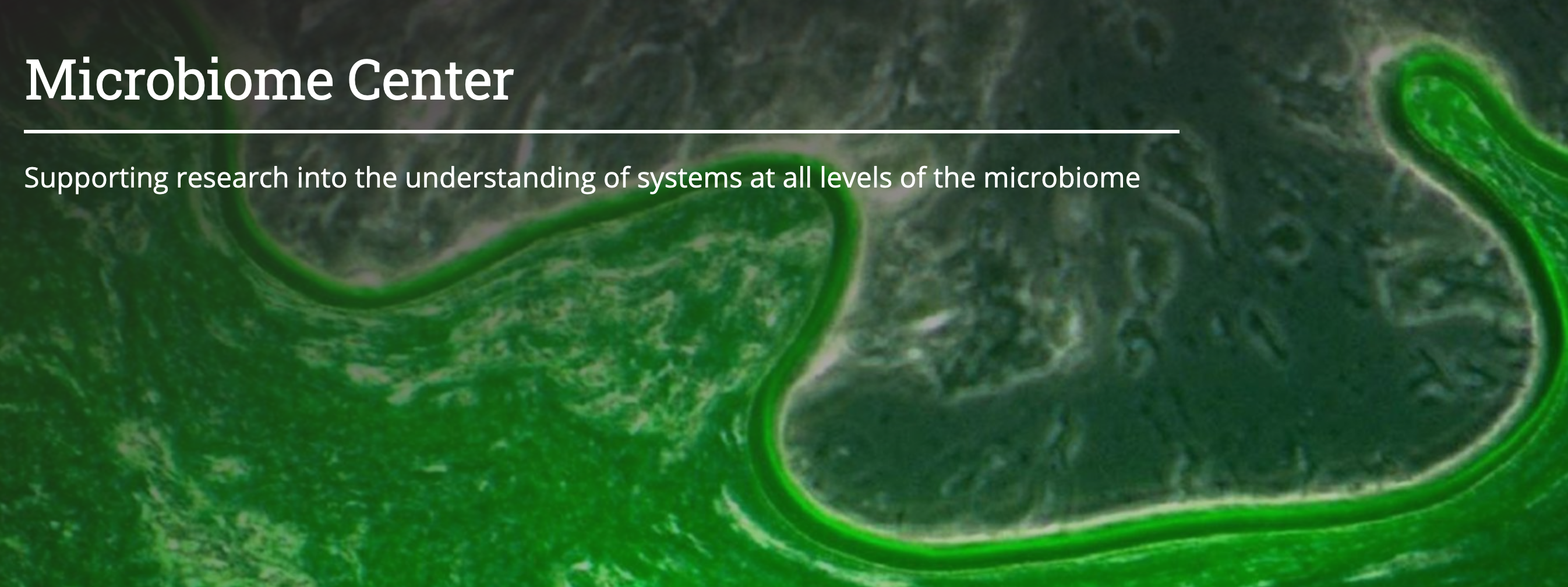 Microbiome Center image