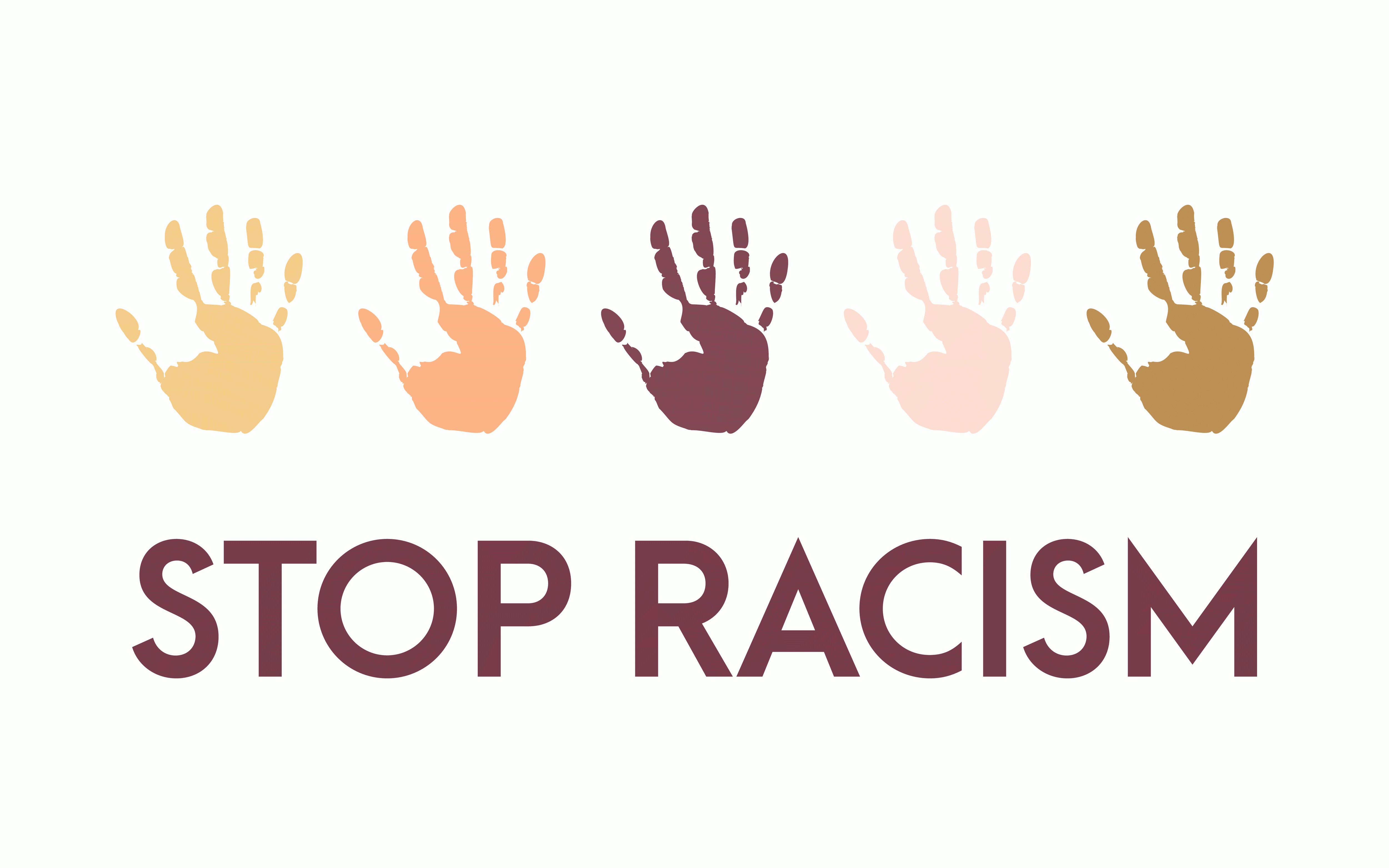 Stop racism graphic