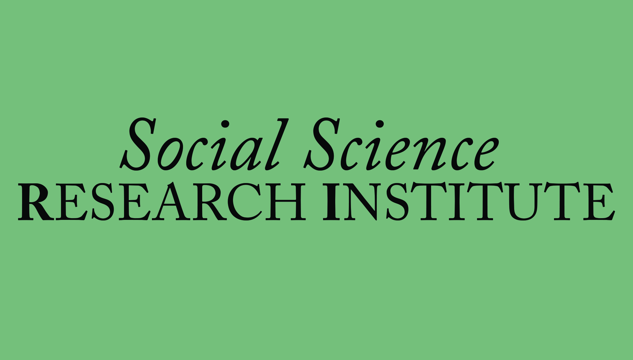 Social Science Research Institute 