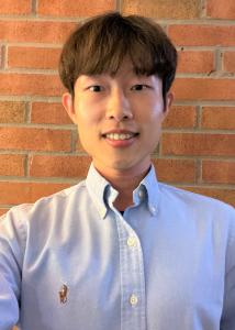 Headshot of Hyungeun Oh with short dark brown hair in light blue shirt.